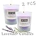 Lavender Scented Candle-Natural Wax and Fresh Lavender Essential Candles,Long Lasting and Highly Scented for Stress Relief,Romantic Dinner Date,Spathumb 4