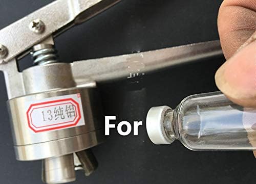 1Pc Stainless Steel Manual Vial Crimper H Sealing Machine For Crimping 20Mm Flip Off Caps for Aluminum