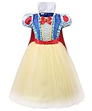 JerrisApparel Princess Dress Up Snow White Costume Girls Party Dress