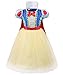 JerrisApparel Princess Dress Up Snow White Costume Girls Party Dress
