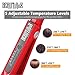 BEAUTIROX Flat Hair Straightener,Professional Iron with adjustable Temp for Straightening and Curls,Redthumb 4