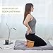 Mindful and Modern Zabuton Meditation Mat – Cotton Meditating Cushion for Best Kneeling and Sitting Support – Large Rectangular Floor Pillow for Zafu or Bench (Slate Grey)thumb 3