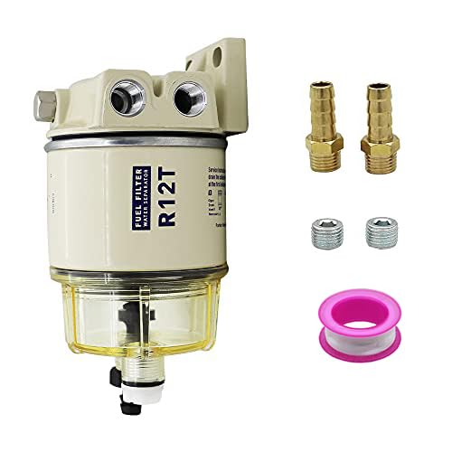 Photo 1 of Fuel Water Separator Marine Kit R12T 120AT NPT ZG1/4-19, 10 Micron Filter Effect Is Suitable for 3/8 Inch NPT Outboard Motor, Suitable for All Diesel Equipment