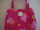 Handmade Little girls Peppa Pig print handbag
