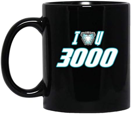 MUG I Love You 3000 T-Shirt Love DAD Shirt Gifts for Women Men Boys Girls Big Fans Standard Coffee Mugs, Funny Quotes Unique Gifting ideas - Premium Quality printed (Black, 11oz.)