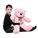 MorisMos Giant Teddy Bear Stuffed Animals, 39” Big Teddy Bear Plush, Pink Large Bear for Girlfriend Girls Gifts on Birthday, 39 Inch