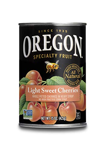 Oregon Fruit Pitted Light Sweet Cherries 15 oz, (Pack of 8) Pricepulse