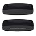 Glasses Case Hard Shell | Medium Size | Protective Eyeglasses And Sunglasses Case For Men, Women, and Kids | Black And Red
