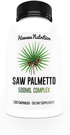 NON GMO Saw Palmetto Berries Complex for Hair Loss, Acne and Prostate Support