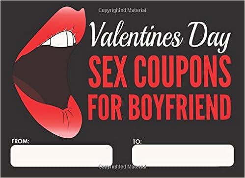 Valentines Day Sex Coupons For Boyfriend Love Gift For Him