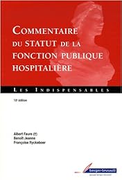 Commentaire du statut de la fonction publique hospitalière