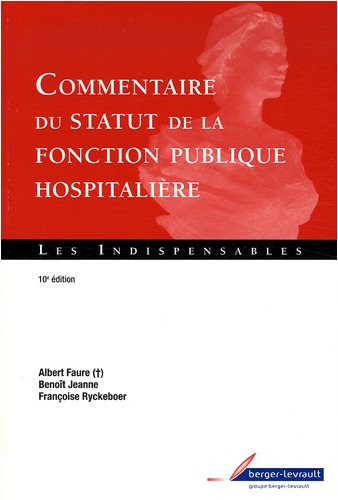Commentaire du statut de la fonction publique hospitalière