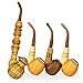 4 Pcs Pipes for Smoking - Vintage Wooden Tobacco Smoking Pipes, Best Gift for Men Husband Dad