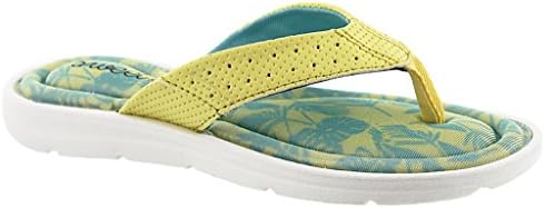 Ladies Comfortable Memory Foam Sandals with Cute Insole Print