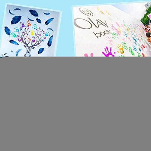 Forgun Kids Fingerprint Painting Colorful Oil Ink Pad Stamp Partner Baby DIY Art Craft Seal Graffiti Tool Early Educational Toy