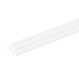 uxcell 5 Pcs White Plastic Rods 1.5 x 250mm ABS
