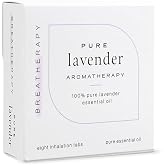 Breatherapy Aroma Patches - Lavender - Pure Essential Oil Patch for Aromatherapy - Help for Stress, Sleep and Headache