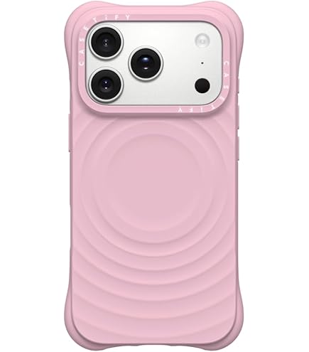 Casetify ピンク iPhone14ケース CASETiFY Ripple iPhone 14 Pro Case [2X Military Grade Drop Tested