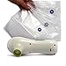 Vacuum sealer by Vacuumcase, Handled Vacuum Sealer, Seal And Store Food Or Waterproof Your Documents Fast And Easy, With 5 Free Reusable Zipper Lock Bags