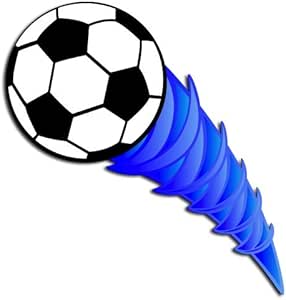 Download Amazon.com: Bouncing Soccer Ball 3D Cartoon Wall Art Color ...