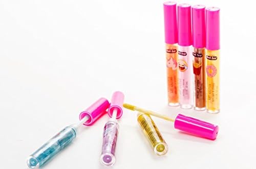 7pcs Super Glossy Flavoured Liquid Lipstick in 7 Pop Colors Longlasting Collection