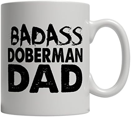 Funny Doberman Mug - Badass Doberman Dad - Imprint America