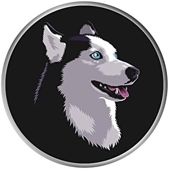Cell Phone Holder, Expanding Grip Stand Pop Mount Socket for iPhone, iPad, Samsung, Tablets and More - Siberian husky 2