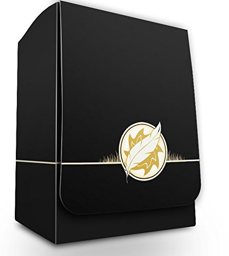 Max-Pro 1 ICONIC ELEMENTAL SUN Symbol WHITE Plains DECK BOX (fits MTG Mana FORCE OF WILL Pokemon Cards)