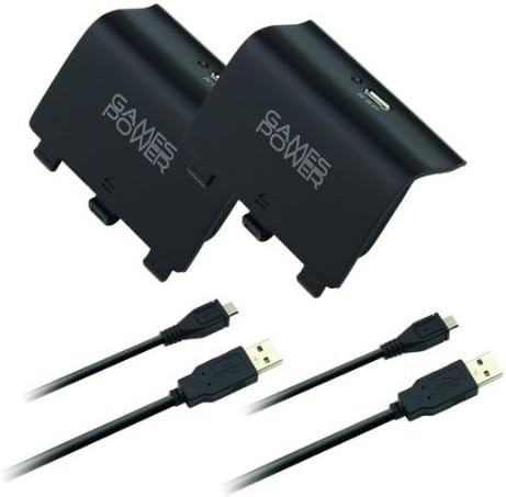 GamesPower Twin Battery Pack and Recharge Cables - XB781 (Xbox One)