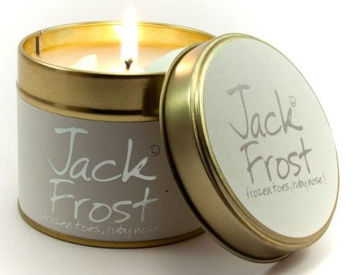 Lily Flame Scented Candle in a Presentation Tin - Jack Frost — image 1