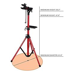 unisky Bike Repair Stand (Max 66LBS) Foldable Bike