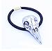 Wendingstan skulls Women Girls Hair Tie Rope Rubber Bands Elastic Ponytail Holders Pack of 4 (Black+Golden+Silver+Bronze)