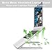 Laptop Stand, Tablet Laptop Holder Stand Foldable Ventilated Adjustable Laptop Computer Holder Desk Stand Universal Lightweight Ergonomic Tray Cooling (Silver)thumb 3