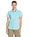 Columbia Women's Lo Drag Short Sleeve Shirt, Coastal Blue, Medium