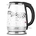 Vianté KET-10 Electric Water Kettle, 1.7 L, Gray/Stainless Steel