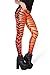 Zanuce Women's 2015 NEW Anime Print Pattern Tight Stretch Leggings,Tiger Stripes,One Size