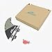 Prosea Surfing Fins FCS Base Carbon G5 Size Grey Surfboard Thrusters Made of Cabon Fiberglass and Honeycomb with 1 Key& 6 Scrws