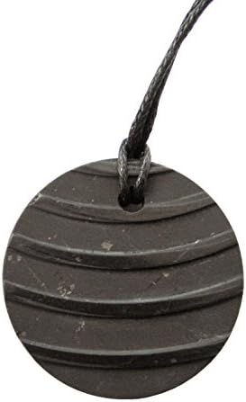 Pendant of Genuine Shungite"BREEZE", Karelian Shungite, EMF Protection, Energy Pendant, Root Chakra Healing
