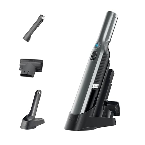 Shark WandVac 1.0 kabelloser Mini-Handstaubsauger, klein und leicht, leistungsstarker Akku-Handstaubsauger mit Staubpinsel/Fugendüse und Multi-Oberflä