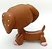 Dachshund #556 (Brown, Heart on Butt, Green Eyes) Littlest Pet Shop (Retired) Collector Toy - LPS Collectible Replacement Single Figure - Loose (OOP Out of Package & Print)