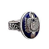Perman Fashion Vintage Vampire Diaries Salvatore Damon Stefan Finger Family Crest Ring by Perman