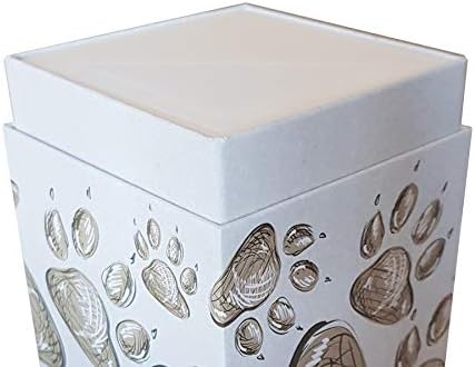 ScatterPod Staggered PawPrints Scattering Cremation Urn - Pet & Keepsake Twin Pack, 27.6 x 10.4 x 10.4cm - Image 5