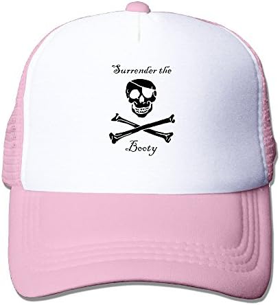 Surrender The Booty Funny Pirate Children Custom Trucker Hat One Size Fits Most Dancing Mesh Cap Adjustable