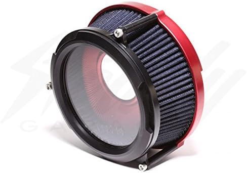 OTB VooDoo Air Intake Billet Aluminum RED, Fits: Indian 111 &amp; 116 Big Bore (RED)