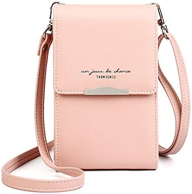 small bag Women Wallet Cross-body Bag Leather Purse Coin Cell Phone Mini Pouch Card Holder Shoulder Wallet Bag Adjustable Strap Credit Card Hold Cellphone/Smartphone 3.5-6.5 inch