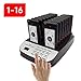 NOLAS Corum Restaurant Call Coaster Pagers/Guest Waiting Pager/Wireless Paging System with Charging Dock and Transmitter (Available in 10/16/24/32/48/64/80/96 Units) (1-16)