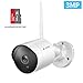 Security Camera Outdoor - HD 2K 3MP 1536P Bullet Camera 2.4G IP66 Waterproof 50ft Night Vision Home Surveillance IP Camera Two-Way Audio, Motion Detection Alarm/Recording, Including 64GB SD Card