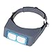 SKYZONAL Headband Magnifier Jewelry Visor Opitcal Glass Binocular Magnifier with Lens -1.5X 2X 2.5X 3.5X Magnification, 4
