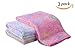 Fleece Dog Bed Throw Blanket - Best Soft Warm Cute Pet Crate Couch Cover Blankets 3 Pcs/set for Small and Medium Dogs Puppy Cats 19.5