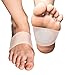 Best Plantar Fasciitis Arch Support with Gel Pads - 1 Pair Silicone Compression Sleeve Arch Supports Wrap with Padded Cushions for Women and Men. Shoe Insert Brace for Arches, Foot Pain, Flat Feet